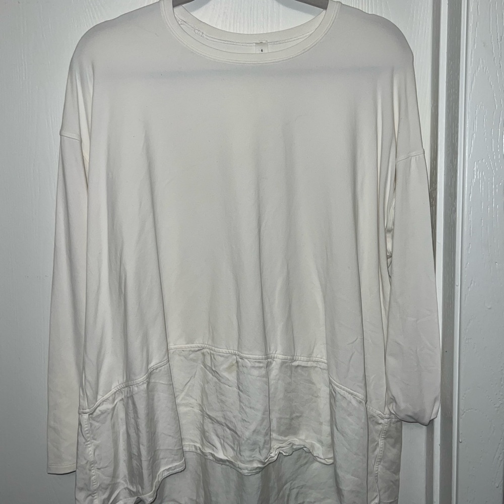 Long Sleeve Lululemon Shirt in White